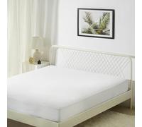 Amazon Basics Zippered Mattress Encasement Cover - Waterproof & Bed Bug Proof Mattress Protector, Super King Bed, 180 x 200 x 30 cm, White