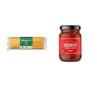 Amazon Brand Bundle with 1 x 500g by Amazon Spaghetti, 1 x 420g by Amazon Pasta Sauce Arrabbiata
