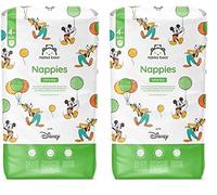 Amazon Brand - Mama Bear Disney Ultra Dry Nappies, Size 4+ (9-15 kg), 80 Count, White (Pack of 2)