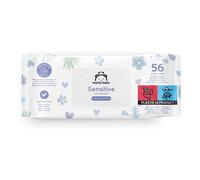 Amazon Brand Mama Bear Sensitive Unscented Baby Wipes, 1008 Count (18 Packs of 56)
