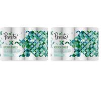 Amazon Brand - Presto! TAD Kitchen Roll, Extra Absorbent, 51 Sheets per Roll, 4 Count (Pack of 2), Wring and Reuse, FSC Certified, White