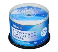 (Amazon.co.jp Exclusive) Maxell BD-R Recording BD-R 50 Sheets BRV25EG.50SPZ, Single Recording Type, 25 GB (One Layer on One Side), Terrestrial Digital 180 Minutes, BS Digital 130 Minutes, 4K BS, CS90