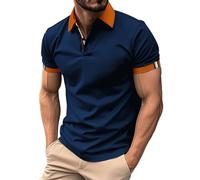 Amazon Deals Black Polo Shirt Men 4XL Office Shirts for Men Wine Red Dress Shirt Regular Fit Formal Shirt Mens Short Sleeve Shirts Red and Black Checked Shirt Clearance Bargains