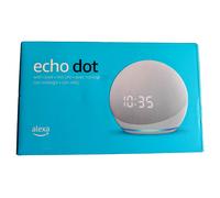 Amazon Echo Dot 4th Gen Smart Speaker With Clock White Alexa LED Display NEU OVP