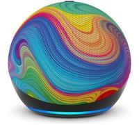 AMAZON Echo Dot Kids (5th Gen) Smart Speaker with Alexa - Rainbow Swirl, Patterned