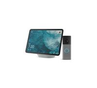 Amazon Echo Show 11 (newest gen), Glacier White + Ring Battery Video Doorbell (newest gen) | See visitors on your Echo Show | Alex Early Access included