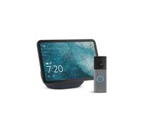 Amazon Echo Show 8 (newest gen), Graphite + Ring Battery Video Doorbell (newest gen), Speckled Grey