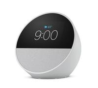 Amazon Echo Spot 2024 Smart Alarm Clock with Alexa - Glacier White