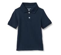 Amazon Essentials Boys' Classic-Fit Cotton Pique Short-Sleeve School Uniform Polo Shirts, Navy, 9 Years