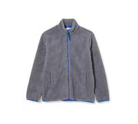 Amazon Essentials Boys' Fleece Lined Sherpa Full-Zip Jacket, Dark Grey, X-Large