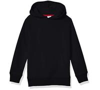 Amazon Essentials Boys' Fleece Sweater Hoodie Sweatshirts, Black, 8 Years
