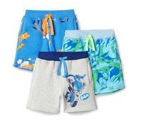 Amazon Essentials Boys' French Terry Knit Shorts, Pack of 3, Batman, 11-12 Years