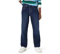 Amazon Essentials Boys' Medium Stretch Loose-Fit Baggy Jeans, Dark Midnight Wash, 5 Years