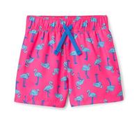 Amazon Essentials Boys' Regular-Fit Quick-Dry Swimming Board Shorts, Bright Pink Flamingo, 8 Years