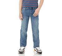 Amazon Essentials Boys' Regular Straight-Fit Jeans, Light Wash, 10 Plus