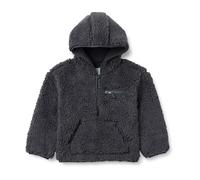 Amazon Essentials Boys' Relaxed-Fit Fluffy Sherpa Half-Zip Hoodie with Fleece Lining