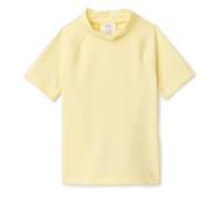 Amazon Essentials Boys' Short Sleeve Rashguard T-Shirt, Light Yellow, 4 Years