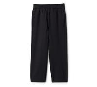Amazon Essentials Boys' Straight-Fit Athletic Joggers with Pockets, Soft Performance, Space Dye Black, 11-12 Years
