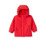 Amazon Essentials Boys' Water Resistant Ski Winter Jacket, Bright Poppy Red, 10 Years