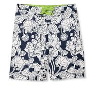 Amazon Essentials Boys' Woven Board Short, Navy Folk Floral, 11-12 Years