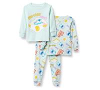 Amazon Essentials Disney Girls' Pyjama Set (Previously Spotted Zebra), Stitch Breakfast, 6-7 Years