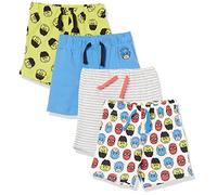 Amazon Essentials Disney | Marvel | Star Wars Baby Boys' Shorts, Pack of 4, Marvel Friends, 3-6 Months