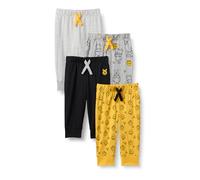 Amazon Essentials Disney | Marvel | Star Wars Baby Boys' Trousers, Pack of 4, Winnie the Pooh Oh Bother, 0-3 Months