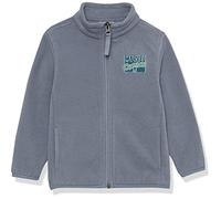 Amazon Essentials Disney | Marvel | Star Wars Boys' Polar Fleece Full-Zip Mock Jackets, Marvel Comic Logo, 11-12 Years