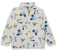 Amazon Essentials Disney | Marvel | Star Wars Boys' Polar Fleece Full-Zip Mock Jackets, Mickey and Friends, 10 Years