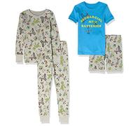 Amazon Essentials Disney | Marvel | Star Wars Boys' Pyjama Set (Previously Spotted Zebra), Pack of 2, Blue/Grey Toy Story Friends, 2 Years