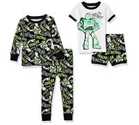 Amazon Essentials Disney | Marvel | Star Wars Boys' Pyjama Set (Previously Spotted Zebra), Pack of 2, Buzz Lightyear Infinity, 2 Years