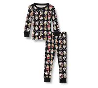 Amazon Essentials Disney | Marvel | Star Wars Boys' Snug-Fit Cotton Pajama Sleepwear Sets, Mickey and Friends, 10
