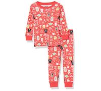 Amazon Essentials Disney | Marvel | Star Wars Boys' Snug-Fit Cotton Pyjama Sleepwear Sets, Star Wars Holiday - Baby and Kids, 4 Years