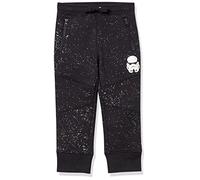 Amazon Essentials Disney | Marvel | Star Wars Boys' Zip-Pocket Fleece Jogger Trousers (Previously Spotted Zebra), Star Wars Space, 4 Years