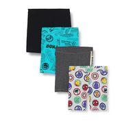 Amazon Essentials Disney | Marvel | Star Wars | Frozen | Princess Girls' Bike Shorts (Previously Spotted Zebra), Pack of 4, Marvel Icons, X-Large