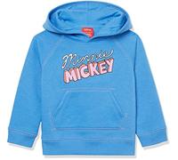 Amazon Essentials Disney | Marvel | Star Wars | Frozen | Princess Girls' Fleece Pullover Hoodie Sweatshirt, Minnie Mickey, 4 Years
