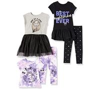 Amazon Essentials Disney | Marvel | Star Wars | Frozen | Princess Girls' Mix-and-Match Outfit Sets, Pack of 5, Nightmare Sally, 5 Years