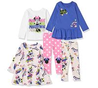 Amazon Essentials Disney | Marvel | Star Wars | Frozen | Princess Girls' Mix-and-Match Outfit Sets, Pack of 5, Minnie and Daisy, 6-7 Years