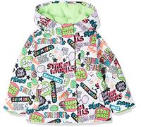 Amazon Essentials Disney | Marvel | Star Wars | Frozen | Princess Girls' Warm Puffer Coat (Previously Spotted Zebra), Star Wars Scribble, 4 Years