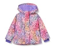 Amazon Essentials Disney | Marvel | Star Wars | Frozen | Princess Girls' Warm Puffer Coat (Previously Spotted Zebra), Princess/Ombre, 11-12 Years