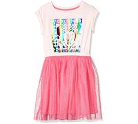 Amazon Essentials Disney | Marvel | Star Wars Girls' Knit Short-sleeved Tutu Dresses - Discontinued Colours, Minnie Squad Print, 8 Years
