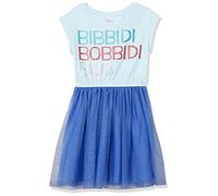 Amazon Essentials Disney | Marvel | Star Wars Girls' Knit Short-sleeved Tutu Dresses - Discontinued Colours, Princess Bibbidi, 3 Years
