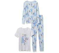 Amazon Essentials Disney | Marvel | Star Wars Girls' Pyjama Set, Frozen/Magic, 10 Years