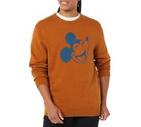 Amazon Essentials Disney | Marvel | Star Wars Men's Crew Sweaters, Happy Mickey, XS