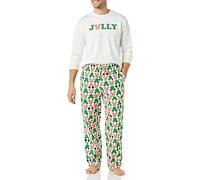 Amazon Essentials Disney | Marvel | Star Wars Men's Flannel Pyjama Sleep Sets, Mickey Holiday - Mens, L