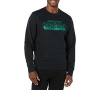 Amazon Essentials Disney | Marvel | Star Wars Men's Fleece Crewneck Sweatshirt, Star Wars Mando Logo, M