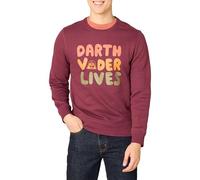 Amazon Essentials Disney | Marvel | Star Wars Men's Fleece Crewneck Sweatshirt, Star Wars Vader Lives, XL
