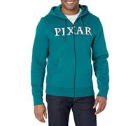 Amazon Essentials Disney | Marvel | Star Wars Men's Fleece Full-Zip Hoodie Sweatshirts (Available in Big & Tall), Pixar Logo, L