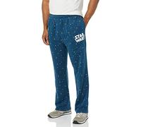 Amazon Essentials Disney | Marvel | Star Wars Men's Fleece Joggers (Available in Big & Tall), Star Wars Logo Ships, 4XL Plus