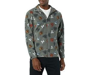 Amazon Essentials Disney | Marvel | Star Wars Men's Polar Fleece Full-Zip Mock Jackets
